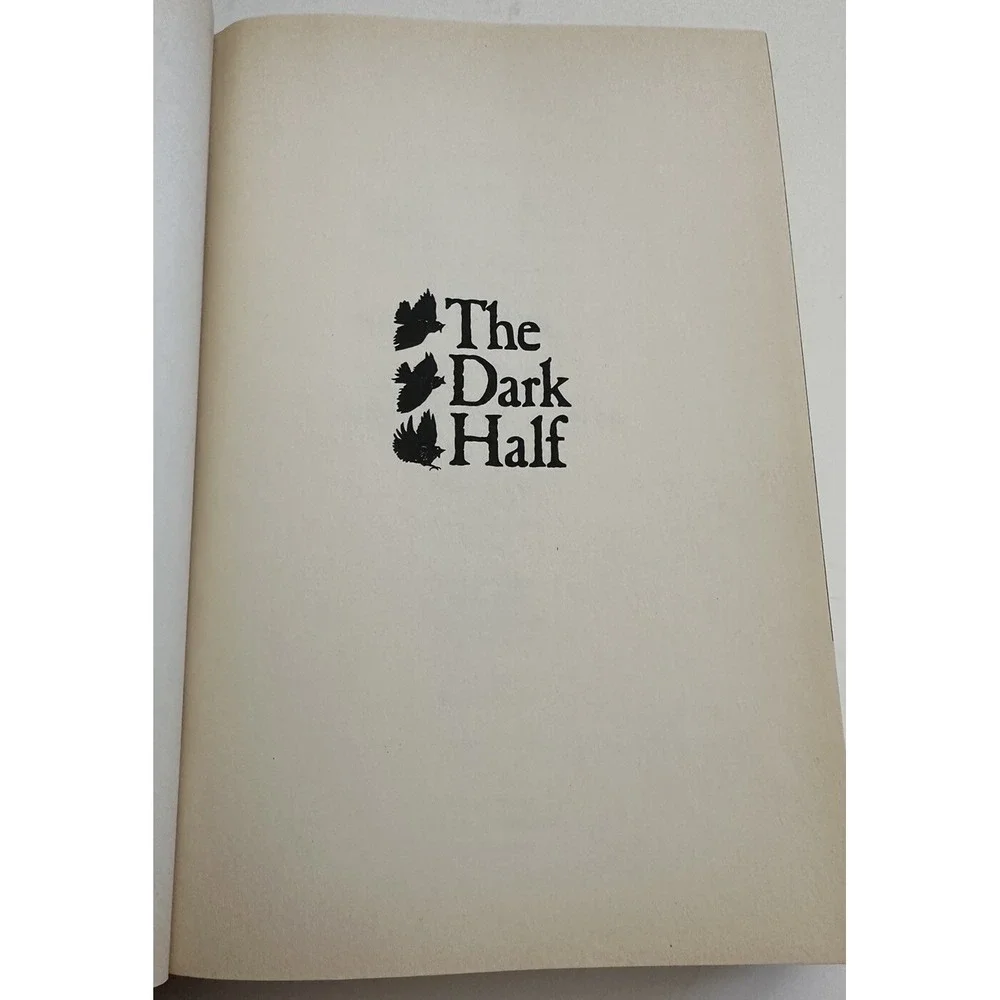 The Dark Half by Stephen King HC 1989 FIRST EDITION FIRST Printing